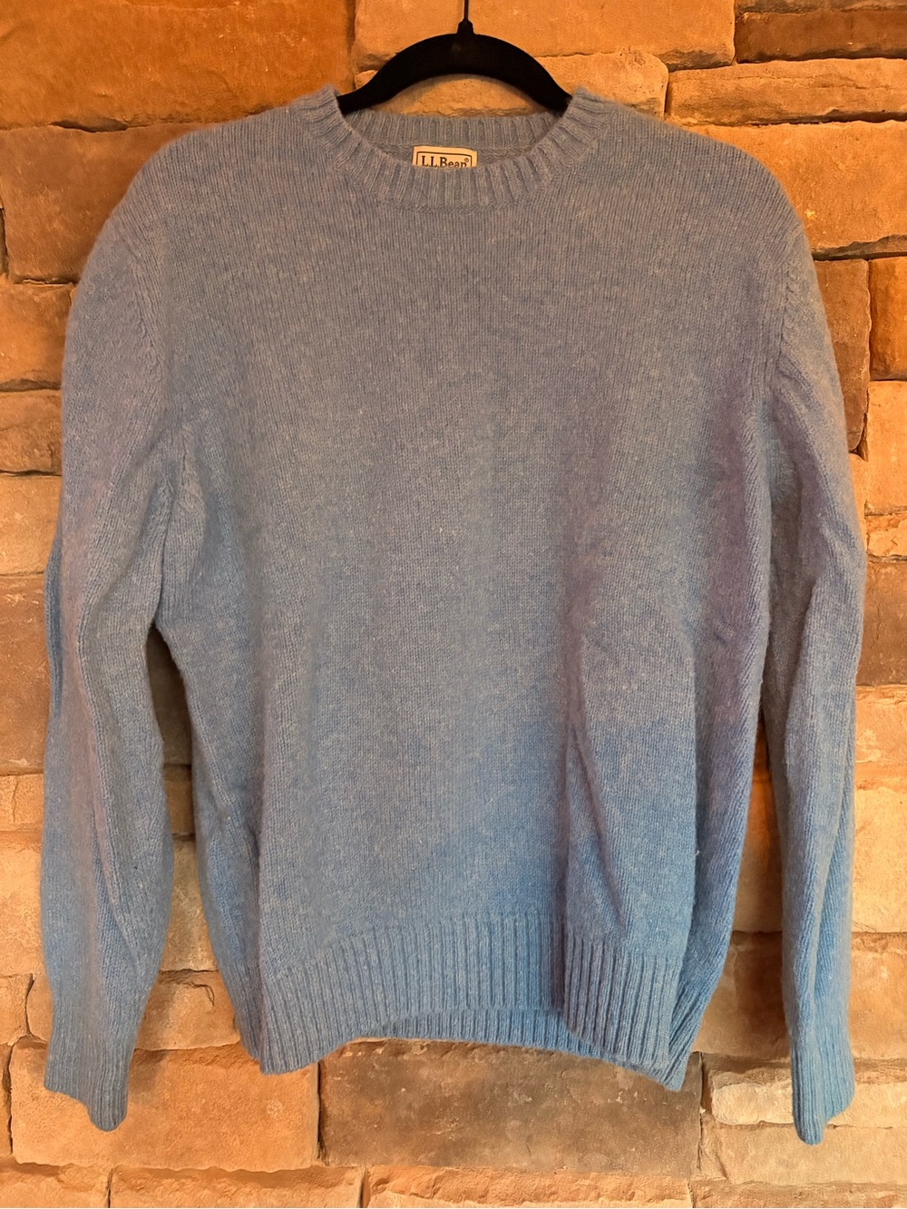 L.L. Bean Men's Light Blue Crewneck Sweater